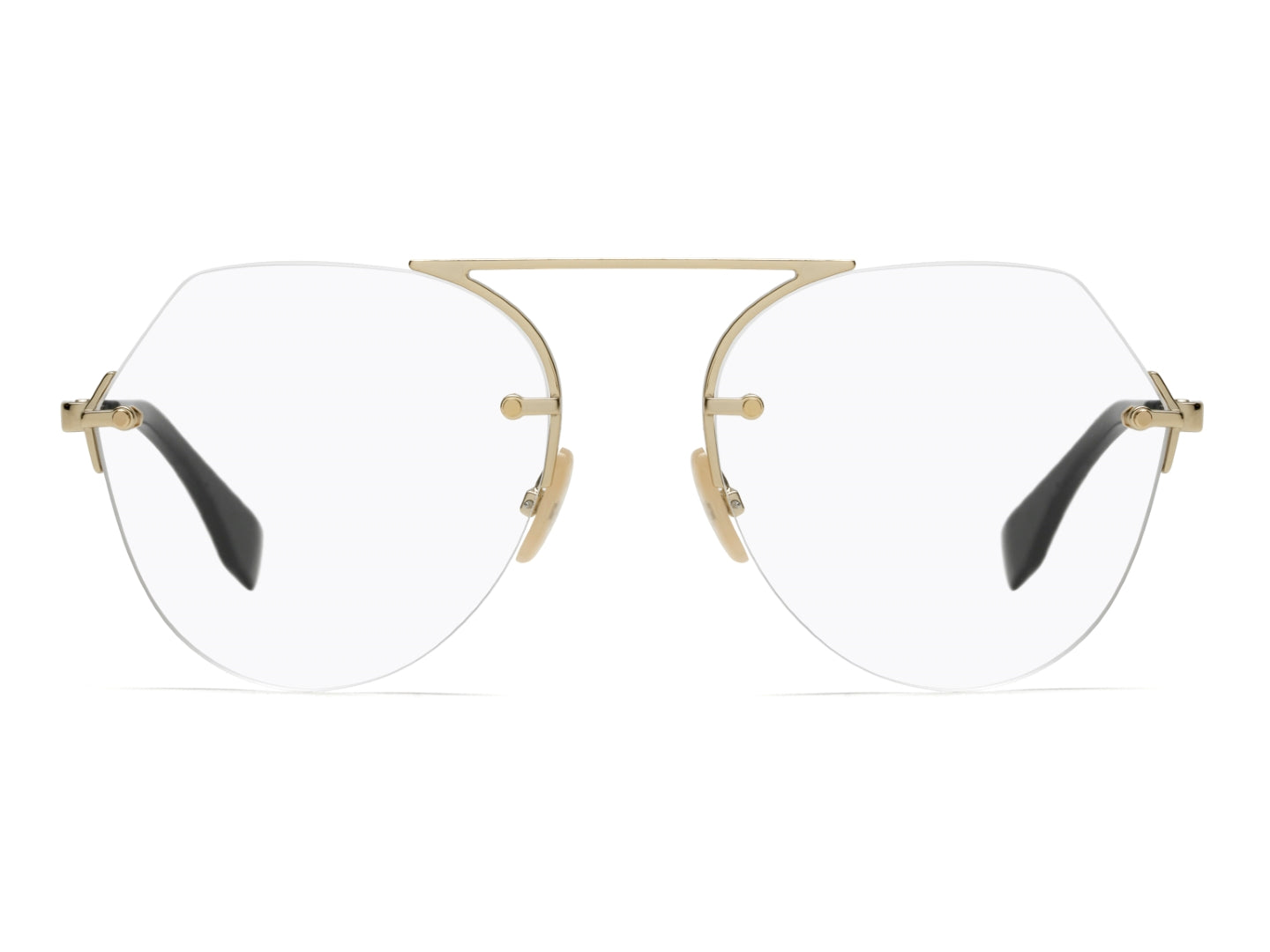 FENDI MAN GEOMETRICAL Eyeglasses-FF M0063 Size 55