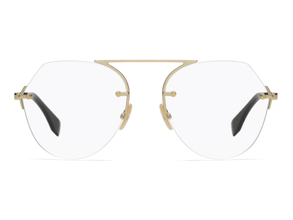 FENDI MAN GEOMETRICAL Eyeglasses-FF M0063 Size 55