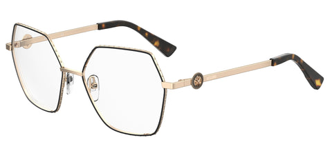 MOSCHINO WOMAN GEOMETRICAL Eyeglasses -MOS593 Size 54