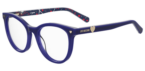 MOSCHINO LOVE WOMAN ROUND Eyeglasses-MOL592 Size 51