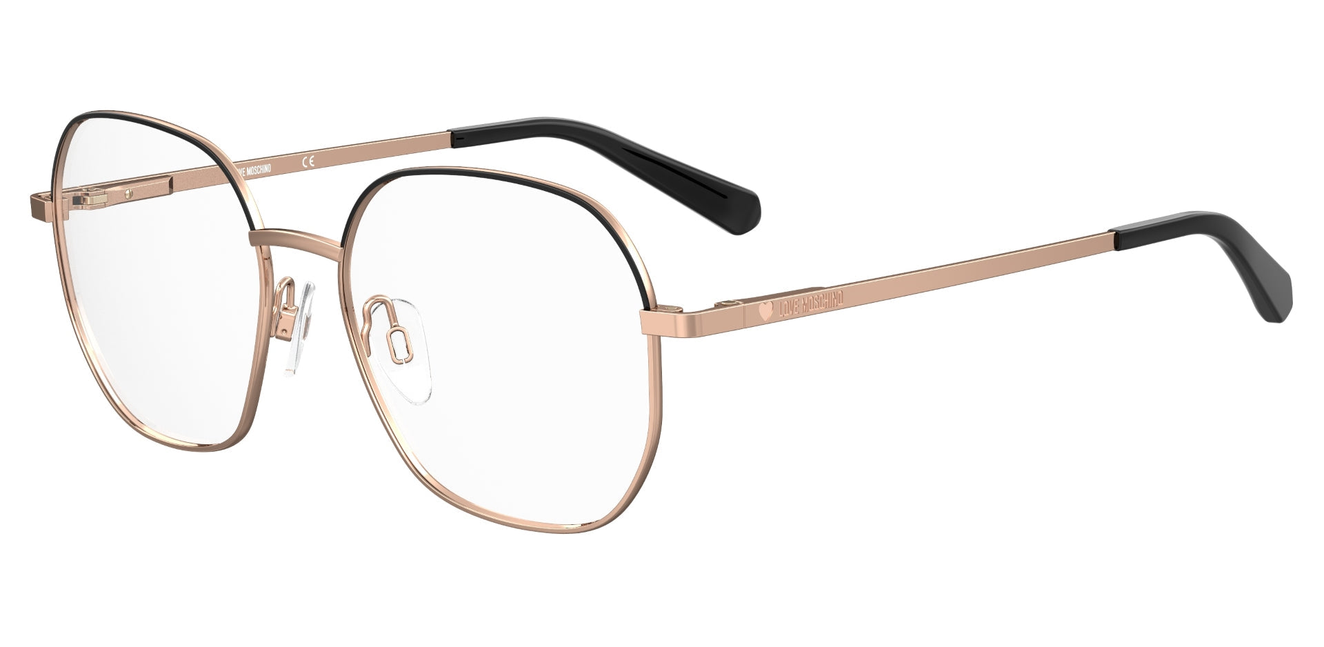 MOSCHINO LOVE WOMAN GEOMETRICAL Eyeglasses-MOL595 Size 53