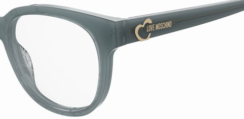 Moschino Love Woman Round Eyeglasses
