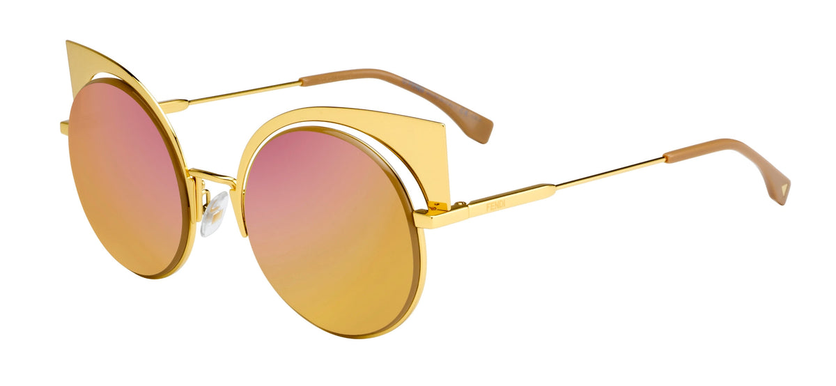 Fendi Woman Round Sunglasses