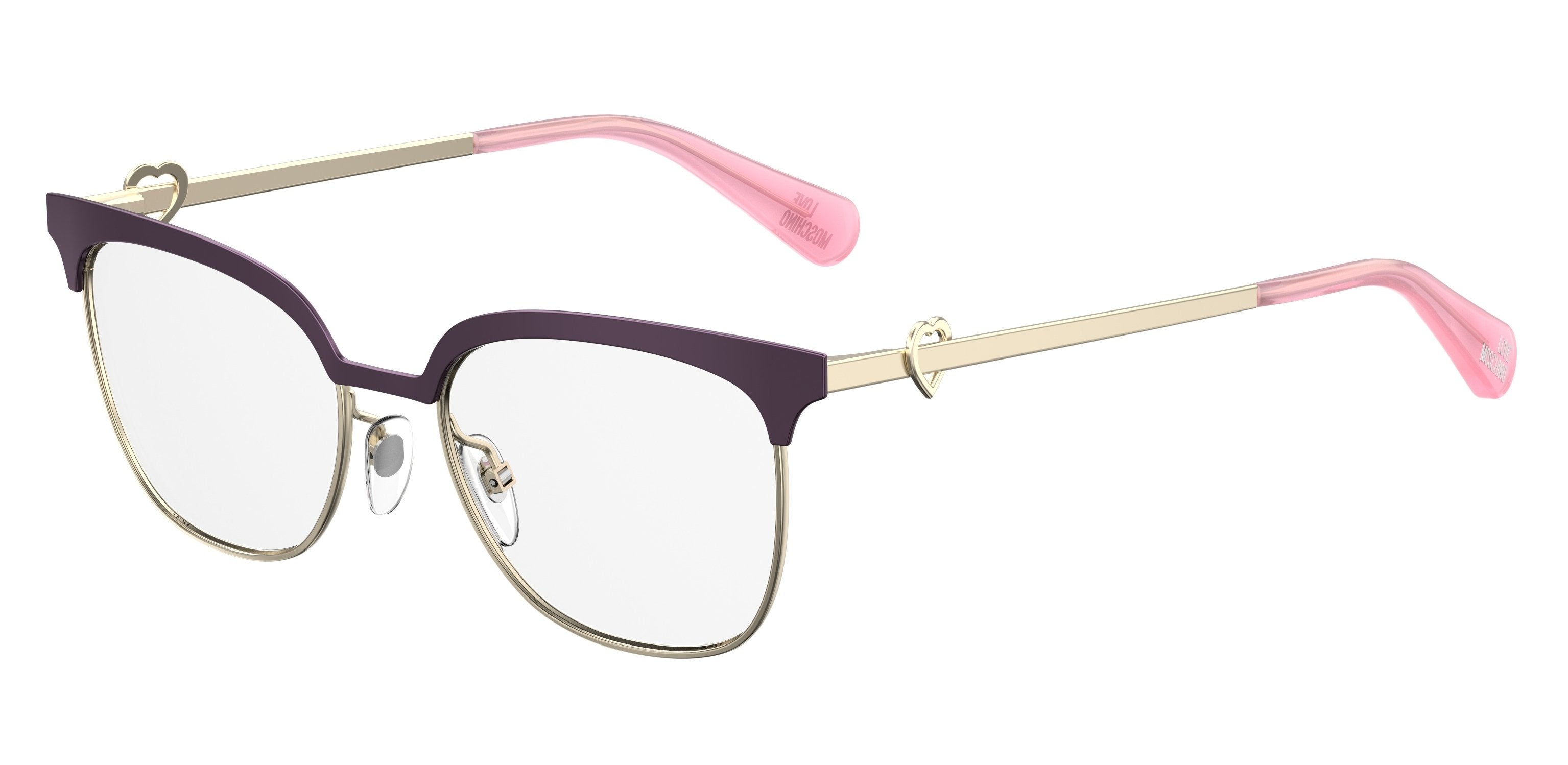 Moschino Love Eyeglasses Rectangular Woman