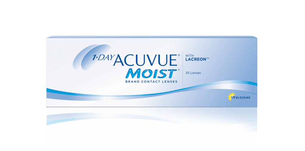 1-Day Acuvue® Moist Contact Lenses Daily Disposable Contact Lenses 30Pk