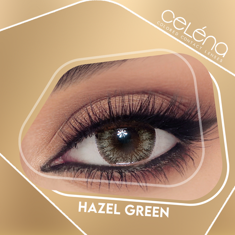 Celena Contact Lenses Hazel Green